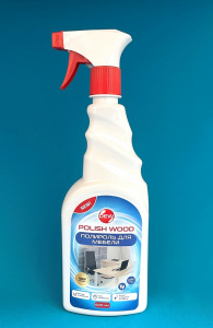 Полироль для мебели DEW Polish wood 600мл триггер (12)